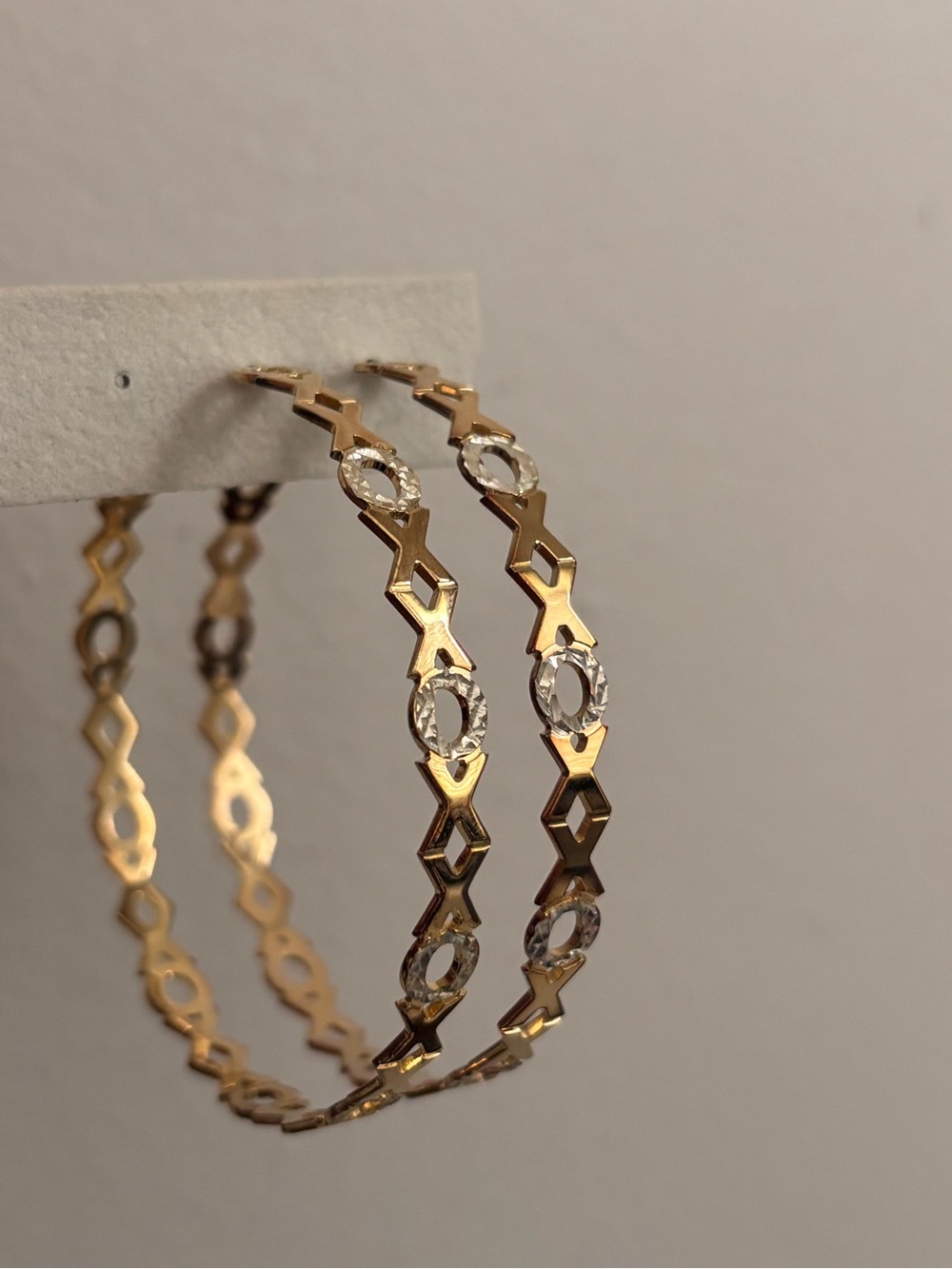 2.5” Gold XO Hoop Earrings (Tinsley Mortimer Collab)